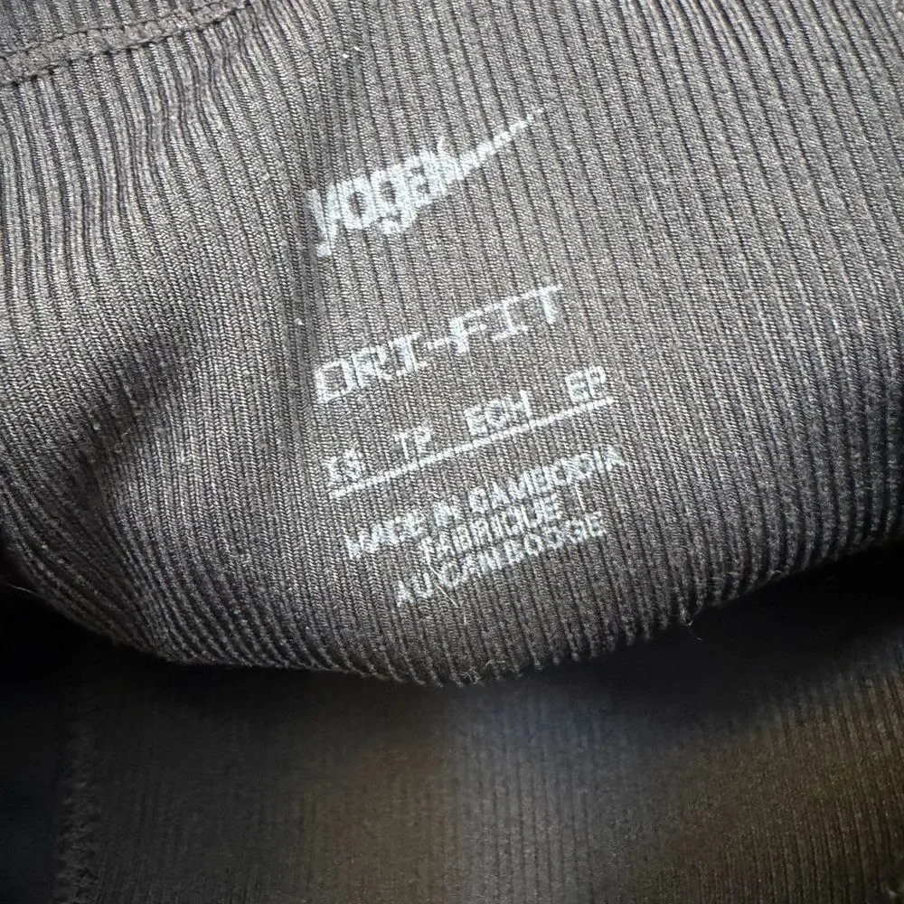 Nike Yoga Athletic Black Leggings Sz XS